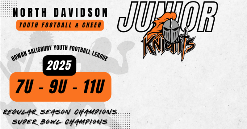 2025 Rowan Salisbury Youth Football League Champions